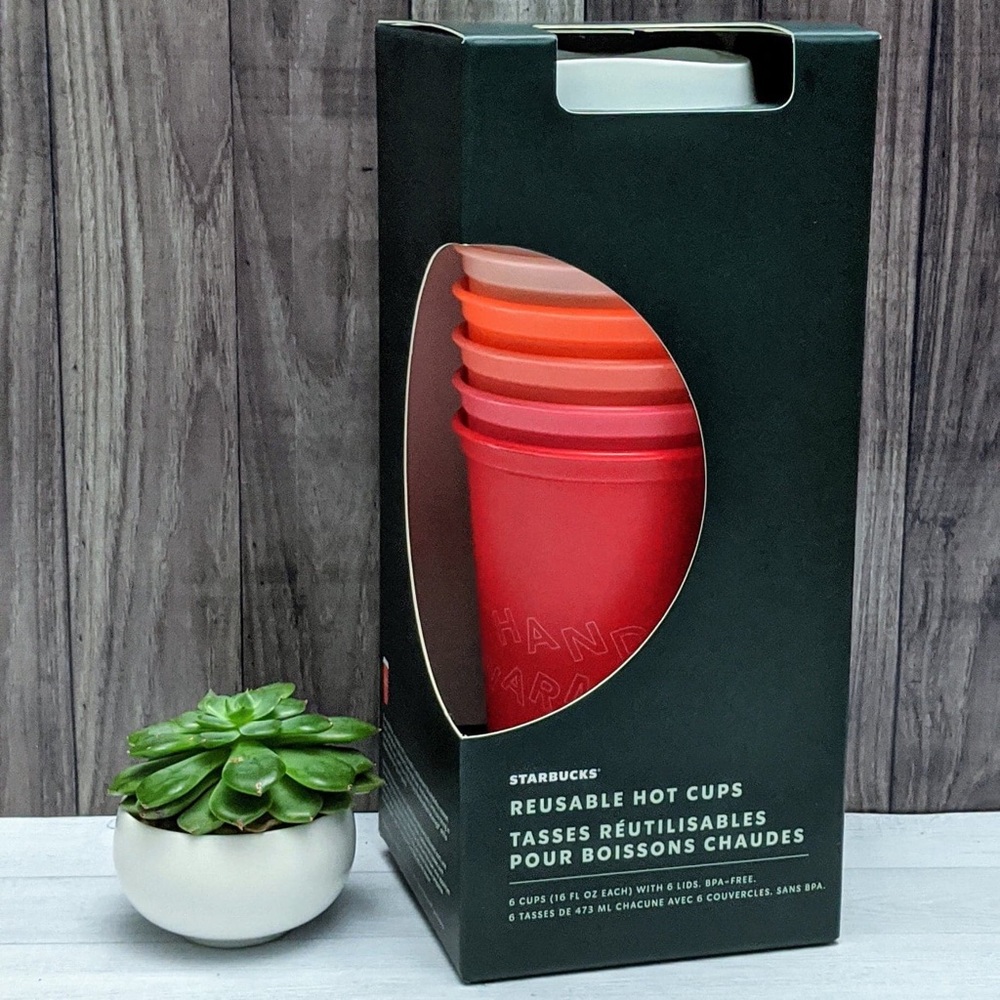 Starbucks 🎄Holiday 2019 Reusable Hot Cups Set
